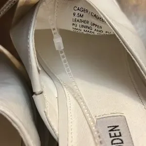 Steve Madden Shoes Steve Madden Cagey White Leather Double